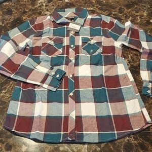 Eddie Bauer plaid flannel